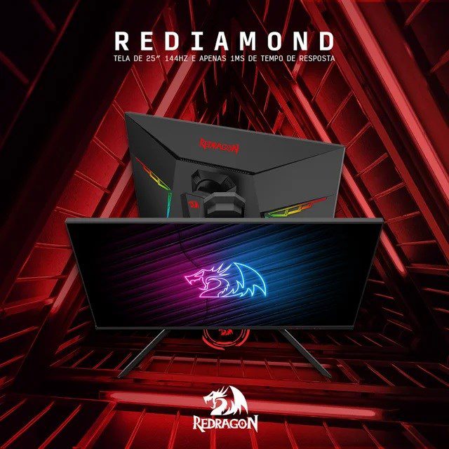 Redragon REDIAMOND GM7FT25 144Hz,1MS Freesync Gaming Monitor — RB Tech ...
