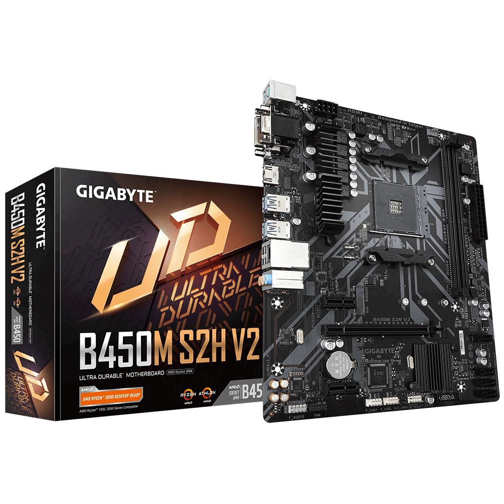 Gigabyte b450m s2h обзор