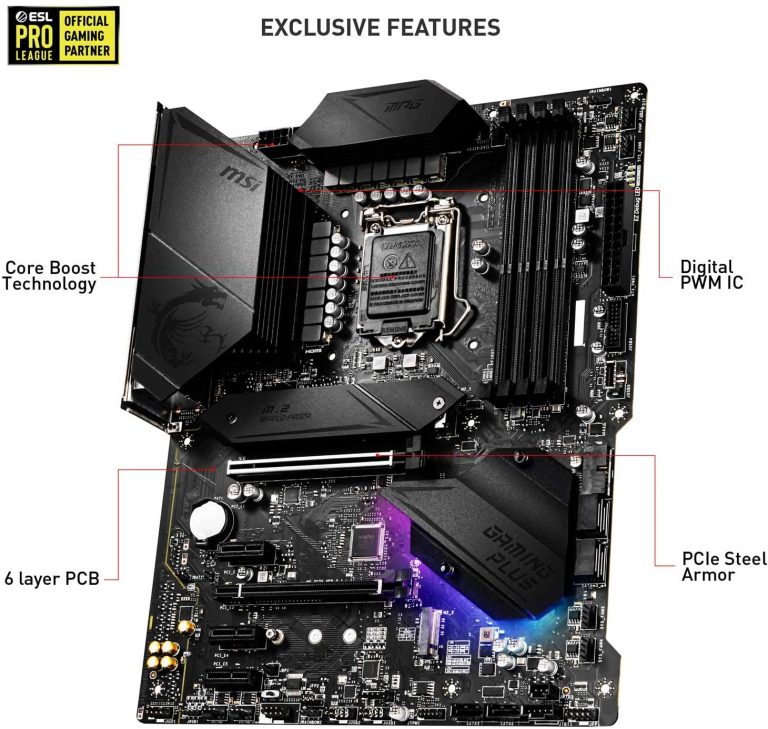 MSI MPG Z490 Gaming Plus Intel LGA 1200 Socket Motherboard | RB Tech ...