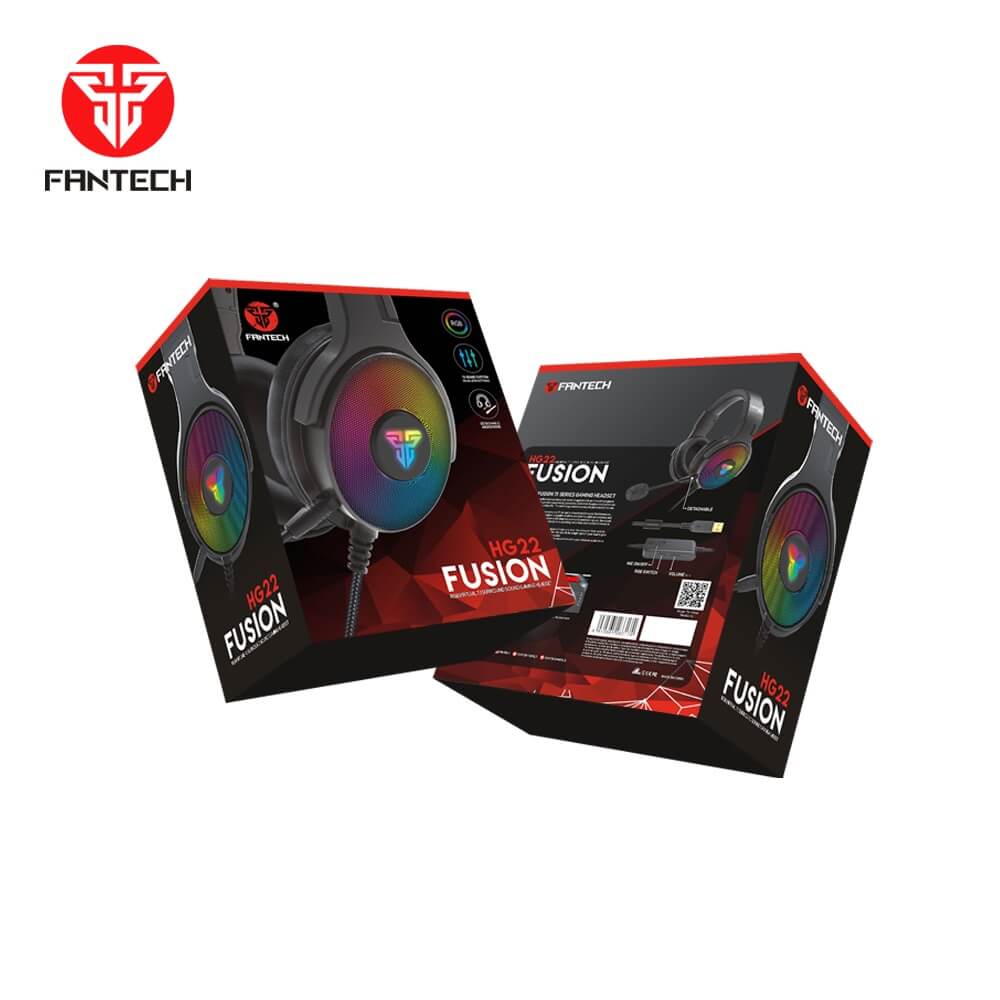 Fantech Fusion Hg22 Rgb 7 1 Wired Gaming Headset