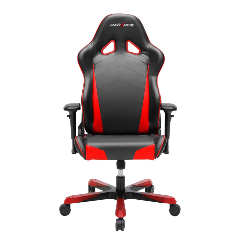 DXRacer Tank Series Leather Gaming Chair - Black/Red