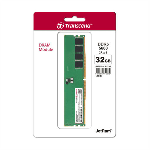 Transcend JetRam JM5600ALE-32G 32GB (32GBx1) 5600MHZ CL46 DDR5