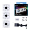 LIAN LI UNI FAN TL LCD 120 TRIPLE PACK WHITE
