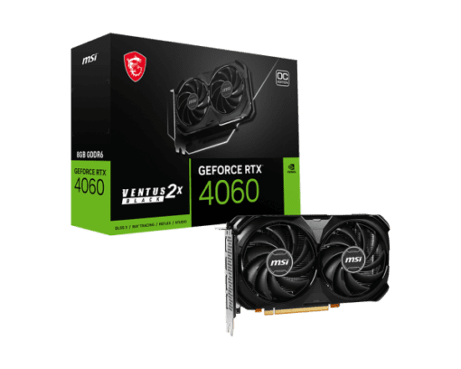 MSI RTX 4060 VENTUS 2X 8GB OC BLACK EDITION