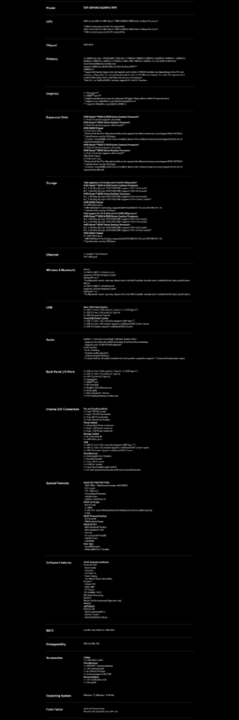 ASUS TUF B650M-E WIFI SPECS