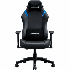 ANDASEAT LUNA BLACK AND BLUE LEATHER (SHOULDER STRIPE)