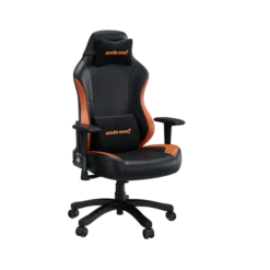 ANDASEAT LUNA BLACK & ORANGE LEATHER