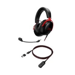 HYPERX CLOUD III WIRED BLACK-RED