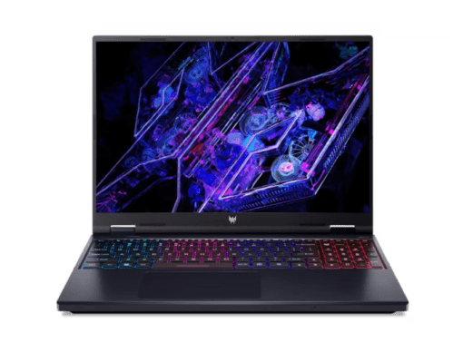 Acer Predator Helios Neo 16 (PHN16-72-99PA), Intel Core i9 14th Gen, 16GB RAM, 1TB SSD, RTX 4060, 16" FHD+ IPS 165Hz Display, Windows 11 Home, Abyssal Black - NEW