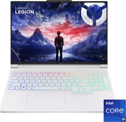 Lenovo Legion 7i Gen 9 2024 (16IRX9), Intel Core i9 14th Gen, 32GB RAM, 1TB SSD, RTX 4070, 16" QHD+ IPS 240Hz Display, Windows 11 Home, Glacier White - NEW