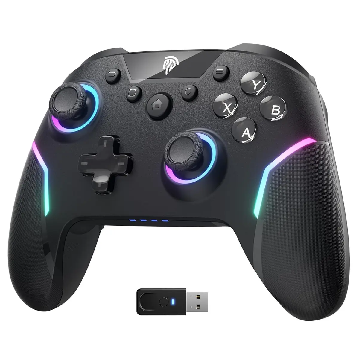 EasySMX X20 RGB Wireless Gaming Controller (Trigger Lock & Hall Effect Sensors) – White/Black image 2