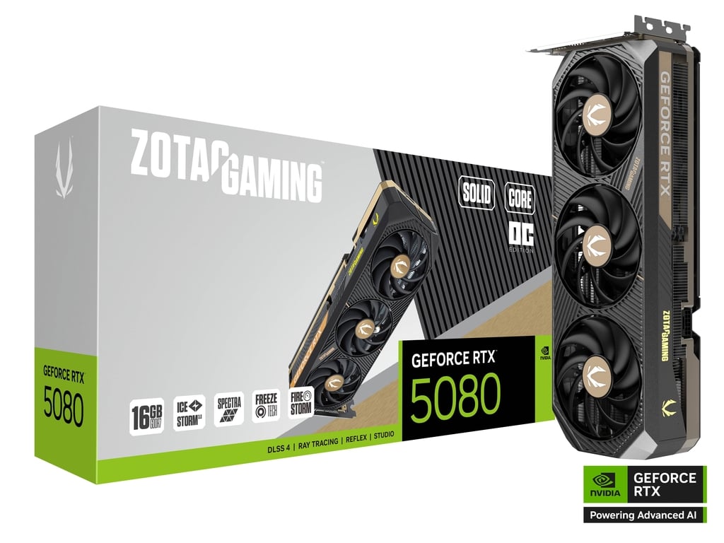 Zotac Gaming GeForce RTX 5080 Solid Core 16GB OC Graphics Card – USED Price in Pakistan