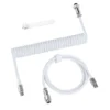 ATTACK SHARK C01PRO COILED CABLE WHITE