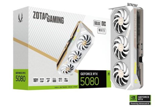 ZOTAC RTX 5080 SOLID OC WHITE