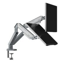AndaSeat Stealth II Duo A6D Ergonomic – Dual Monitor Arm (Black/White/Blue/Orange) - image 6