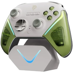 EasySMX D10 Wireless Gaming Controller with TMR Sticks, Charging Dock, Trigger Lock – Farout Purple/Wirtanen Green/Black - image 2