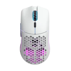 Glorious Model O Minus Wireless RGB Gaming Mouse – Matte Black/Matte White - image 4