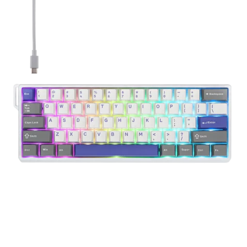 AULA WIN60 HE MAX WHITE BLUE GREY
