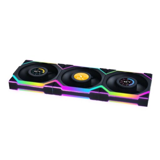 LIAN LI UNI FAN SL WIRELESS LCD 120 BLACK