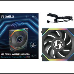 LIAN LI UNI FAN SL WIRELESS LCD 120 BLACK