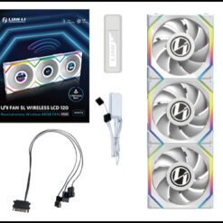 LIAN LI UNI FAN SL WIRELESS LCD 120 WHITE