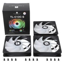 Thermalright TL-C12C-S/TL-C12CW-S X3 120mm ARGB Pack of 3 Fans – Black/White - image 3