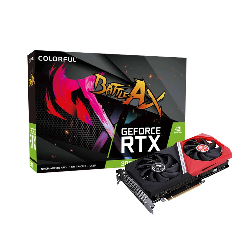 Colorful GeForce RTX 3060 NB (Battle AX) Duo V4 L-V 12GB Graphics Card