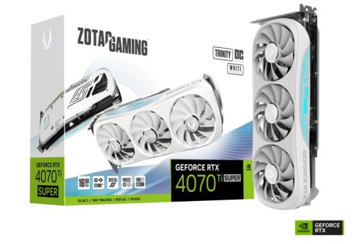 ZOTAC RTX 4070 TI SUPER TRINITY OC WHITE