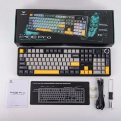 AULA F108 PRO GREY YELLOW