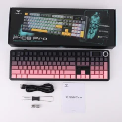 AULA F108 PRO PINK SIDE-PRINTED