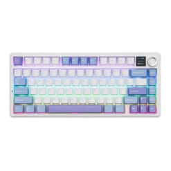 AULA F75 MAX LIGHT BLUE WHITE PURPLE