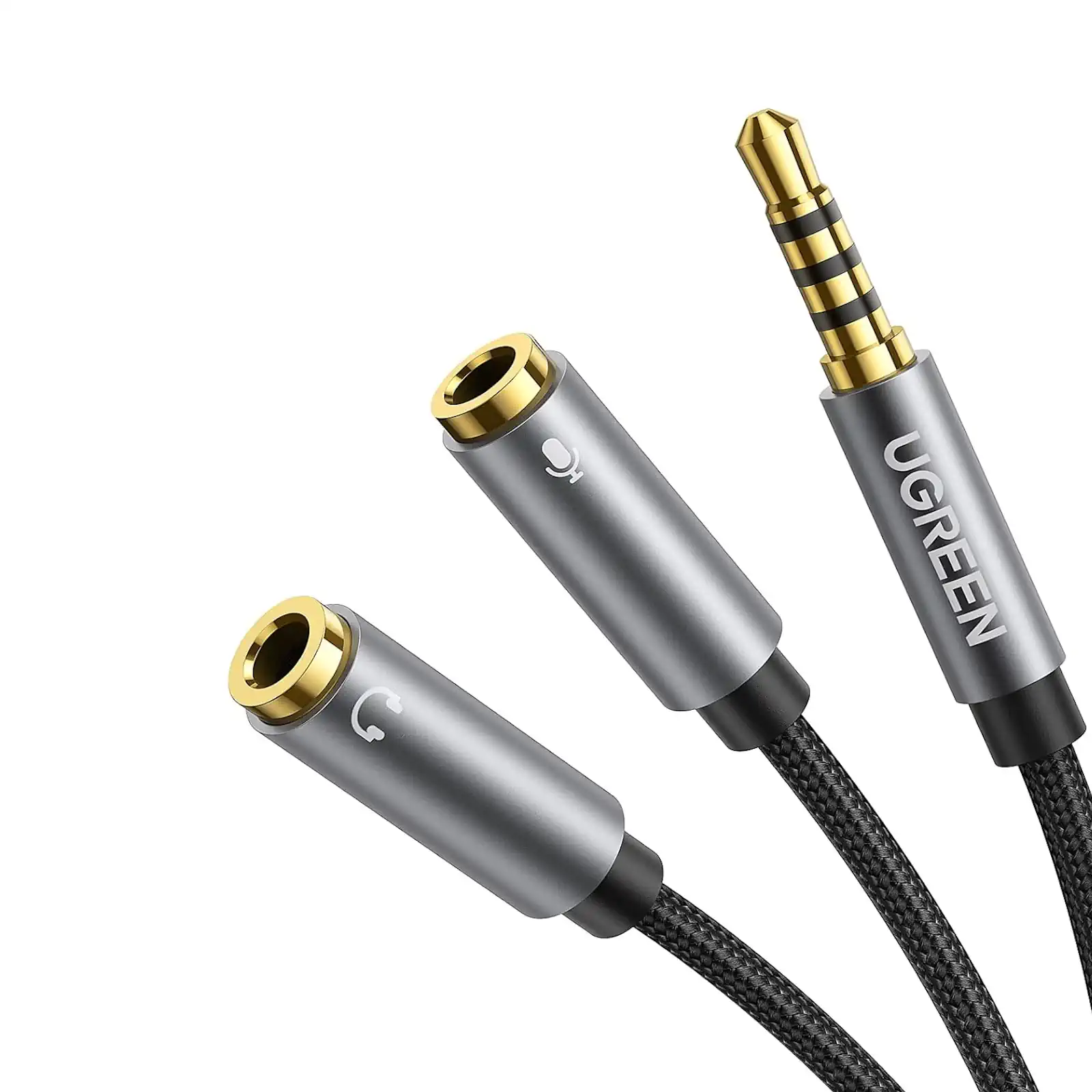 UGREEN 30619 Headphone Splitter Cable – 3.5mm 2 Female to 1 Male Mic and Audio Price in Pakistan