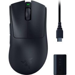 RAZER DEATHADDER V3 PRO WITH HYPERPOLLING DONGLE BLACK