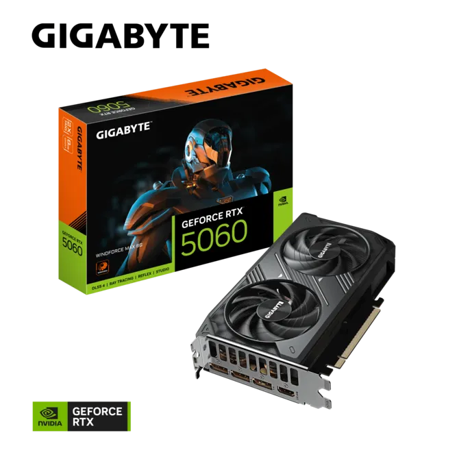 GIGABYTE RTX 5060 WINDFORCE MAX 8GB