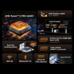 GMKTEC NUCBOX M8 RYZEN 5 PRO 6650H