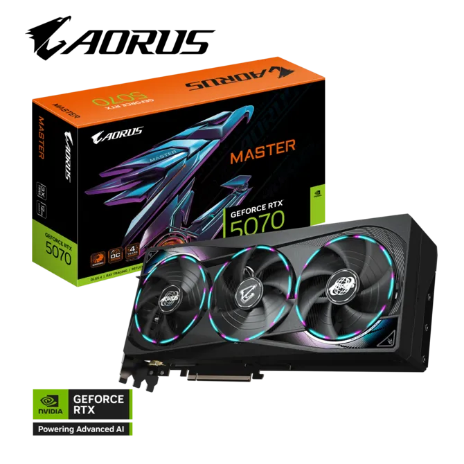 Gigabyte Aorus GeForce RTX 5070 Master 12GB Graphics Card Price in Pakistan
