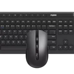 Rapoo 8210M Multi-mode Wireless Desktop Set - Black/White