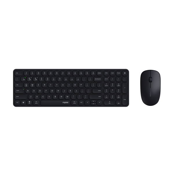 Rapoo 9320M Multi-mode Wireless Keyboard and Mouse Combo – Black/White image 2