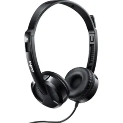 Rapoo H100 Wired Stereo Headset - Black