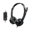Rapoo H120 USB Wired Stereo Headset - Black