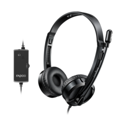 Rapoo H120 USB Wired Stereo Headset - Black