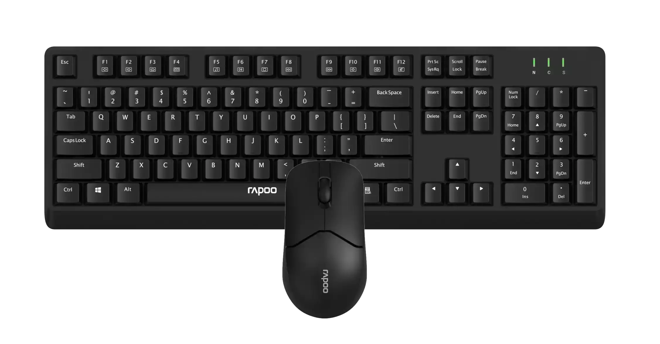 Rapoo X1500 Wireless Keyboard and Mouse Combo – Black/White Price in Pakistan