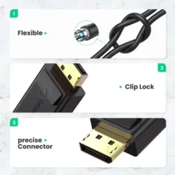 UGREEN 40363 DisplayPort to HDMI Female Converter 4K - image 2
