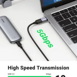 UGREEN 50283 USB-C Male to USB-A 3.0 Female Adapter – Space Gray - image 2