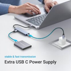 UGREEN 70336 4-in-1 USB-C Hub with USB 3.0 5Gbps Data Transfer – 4 Ports - image 3