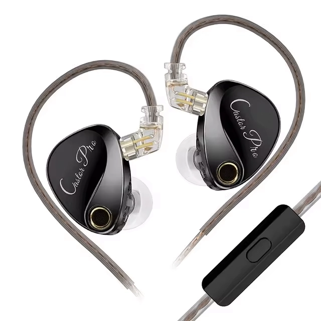 KZ Castor Pro Dynamic Driver 3.5mm Gaming IEMs – Silver/Gray (Harman Target/Improved Bass Eidtion) [with mic/without mic] image 2