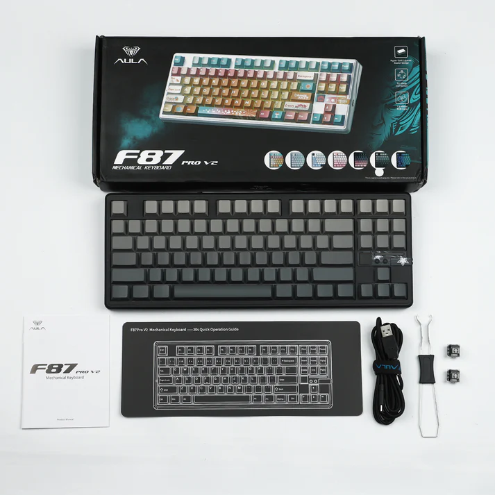 AULA F87 PRO V2 GRADIENT GREY
