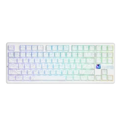 AULA F87 PRO V2 WHITE CONTOURS