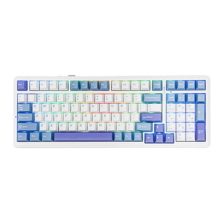 AULA F99 PURPLE WHITE BLUE