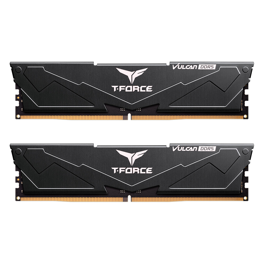 Teamgroup T-Force Vulcan 64GB (2x32GB) 6000MHz CL38 DDR5 Desktop Memory – Black/Red Price in Pakistan